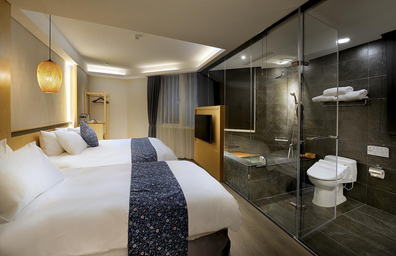 Yunoyado Onsen Hot Spring Hotel -Xinyi Branch Jiaoxi Dış mekan fotoğraf